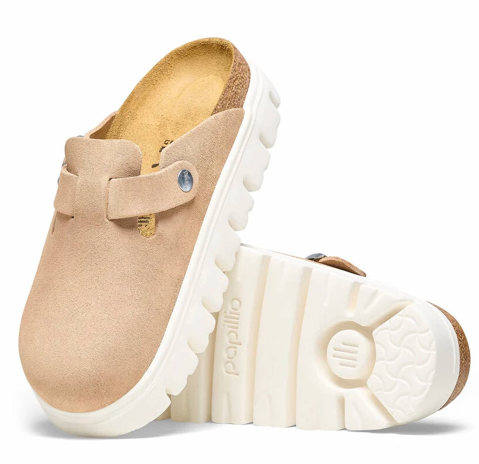 Birkenstock - Women's Papillio Boston Chunky Suede Clogs