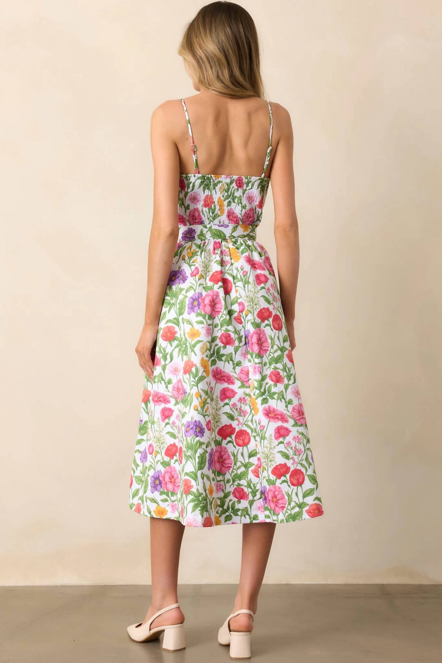 Prosperina - Lauren Belted Midi Dress