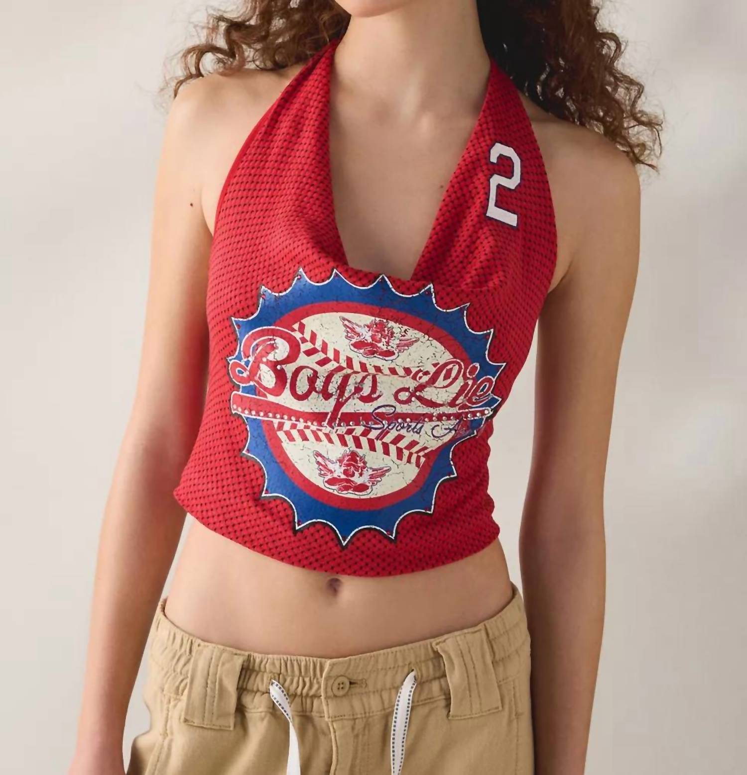 Boys Lie - Sporty Spice Halter Top