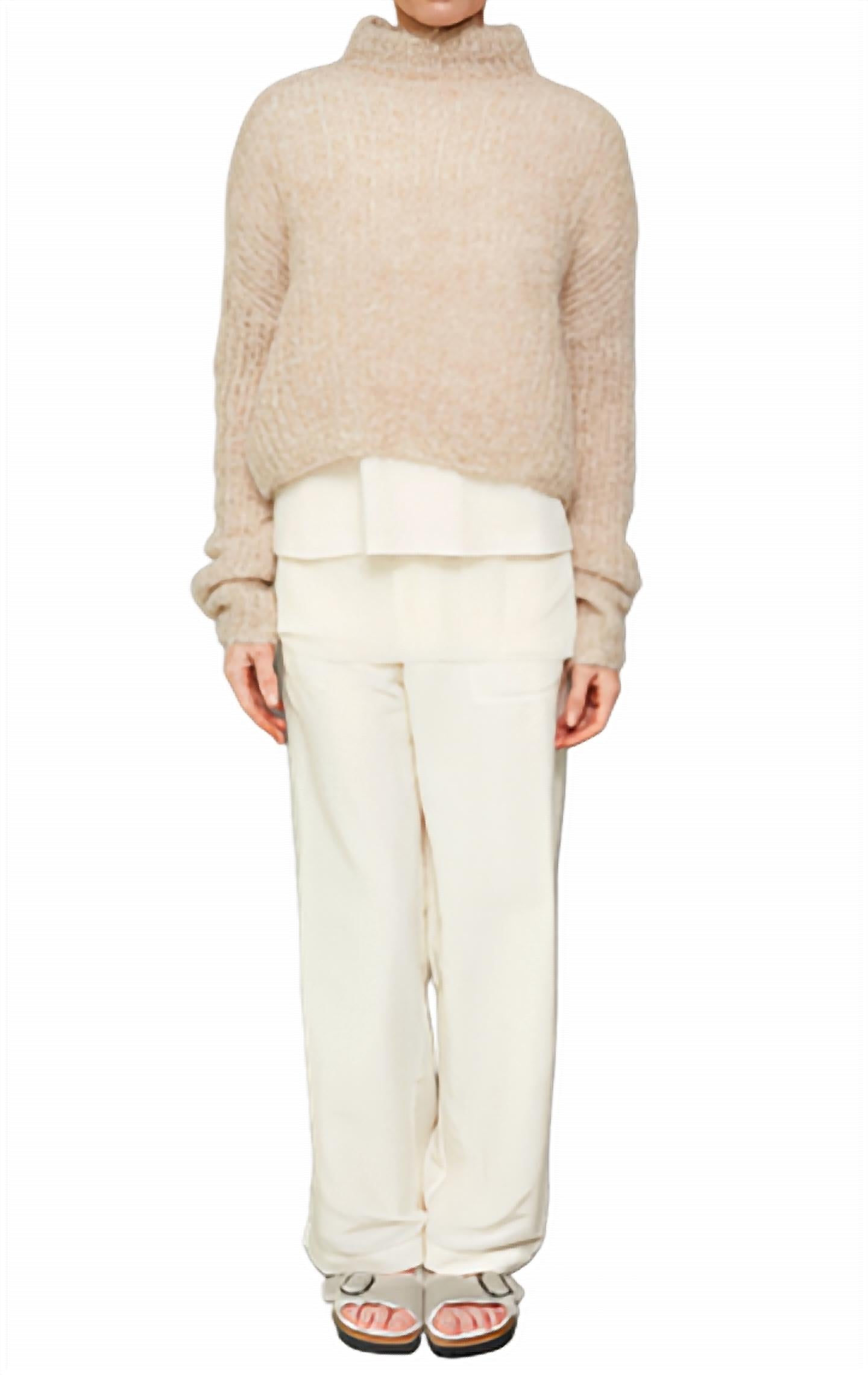Brazeau Tricot - Pearl Silk Utility Pant