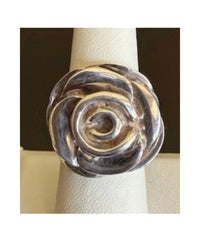 P & K Jewelry Women's Sterling Rose Ring in silver - women's jewelry