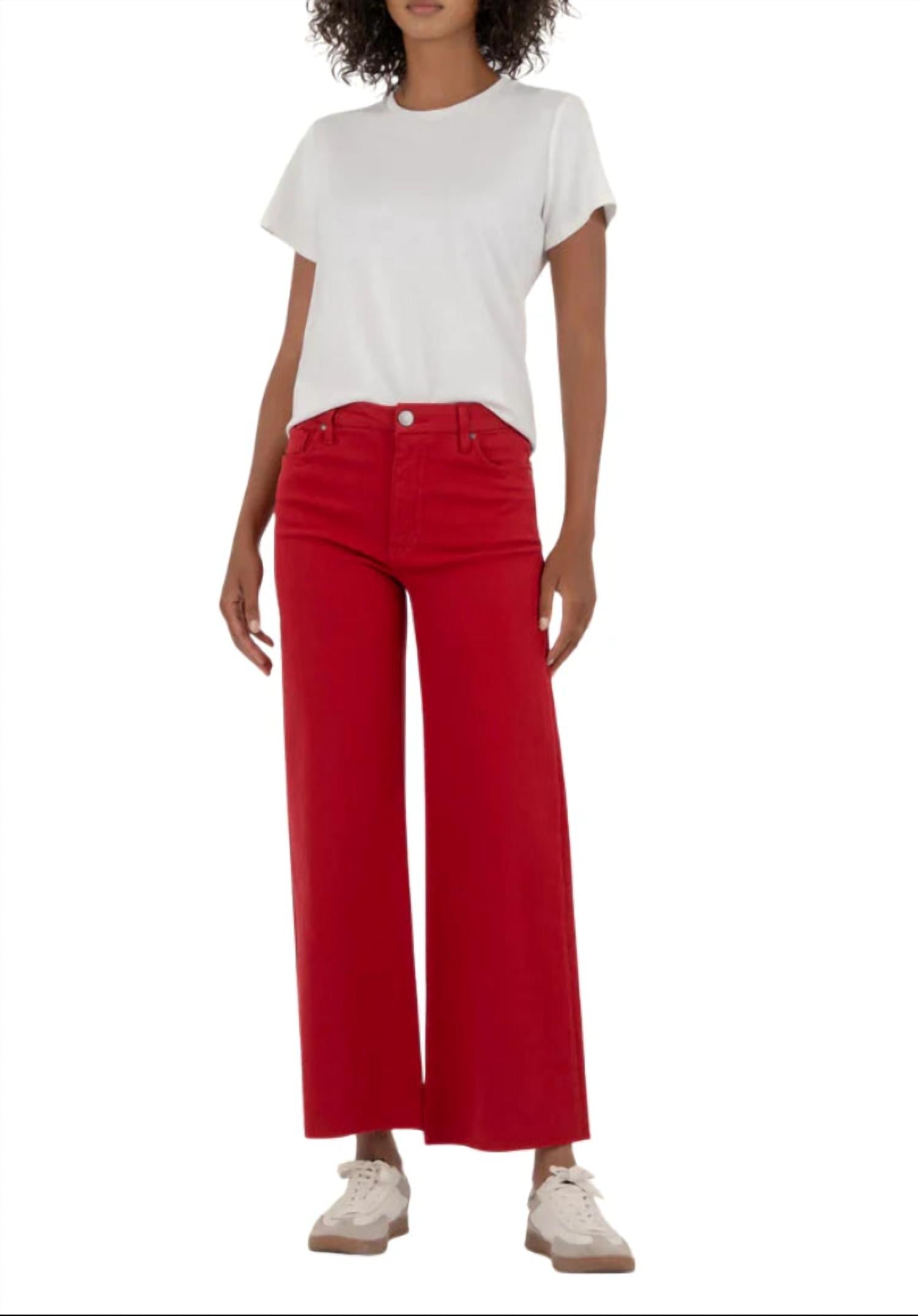 Kut From The Kloth - Meg High Rise Fab Ab Wide-leg Jeans