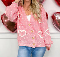Mello - Falling In Love Knit Long Sleeve Cardigan