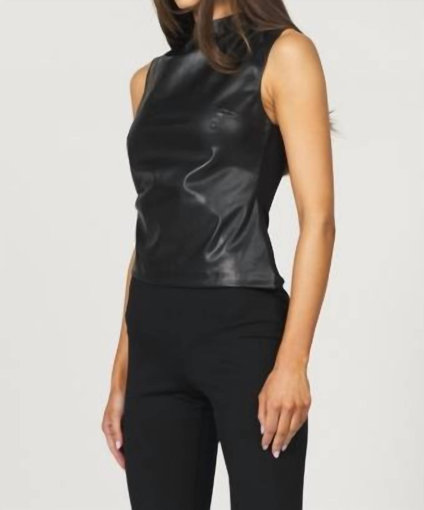 Another Love - Shaunee Vegan Leather Top