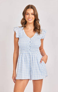 Sadie & Sage - Starlet Gingham Romper
