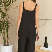 Adora - Wide Leg Crinkle Jumpsuit