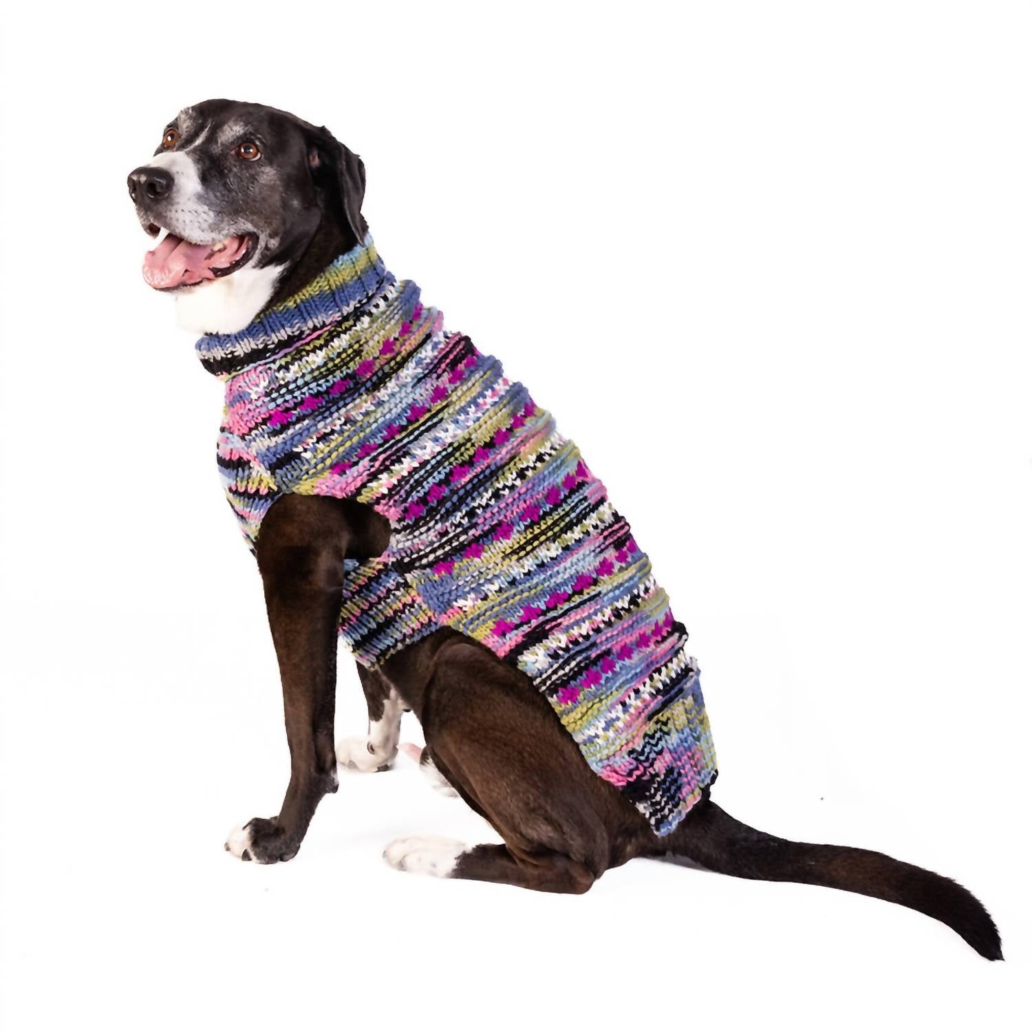 Chilly Dogs - Purple Woodstick Dog Sweater