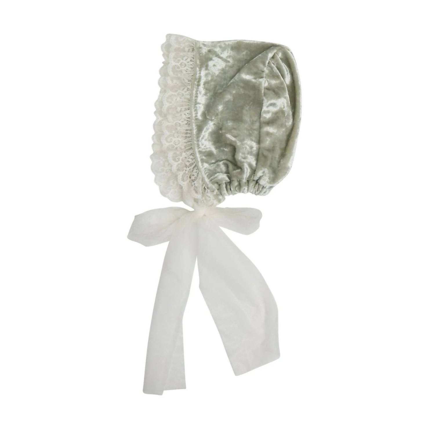 Haute Baby - "Evelyn" Bonnet for Newborn Girls