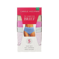Carole Hochman - Women's Seamless Brief 5-pack