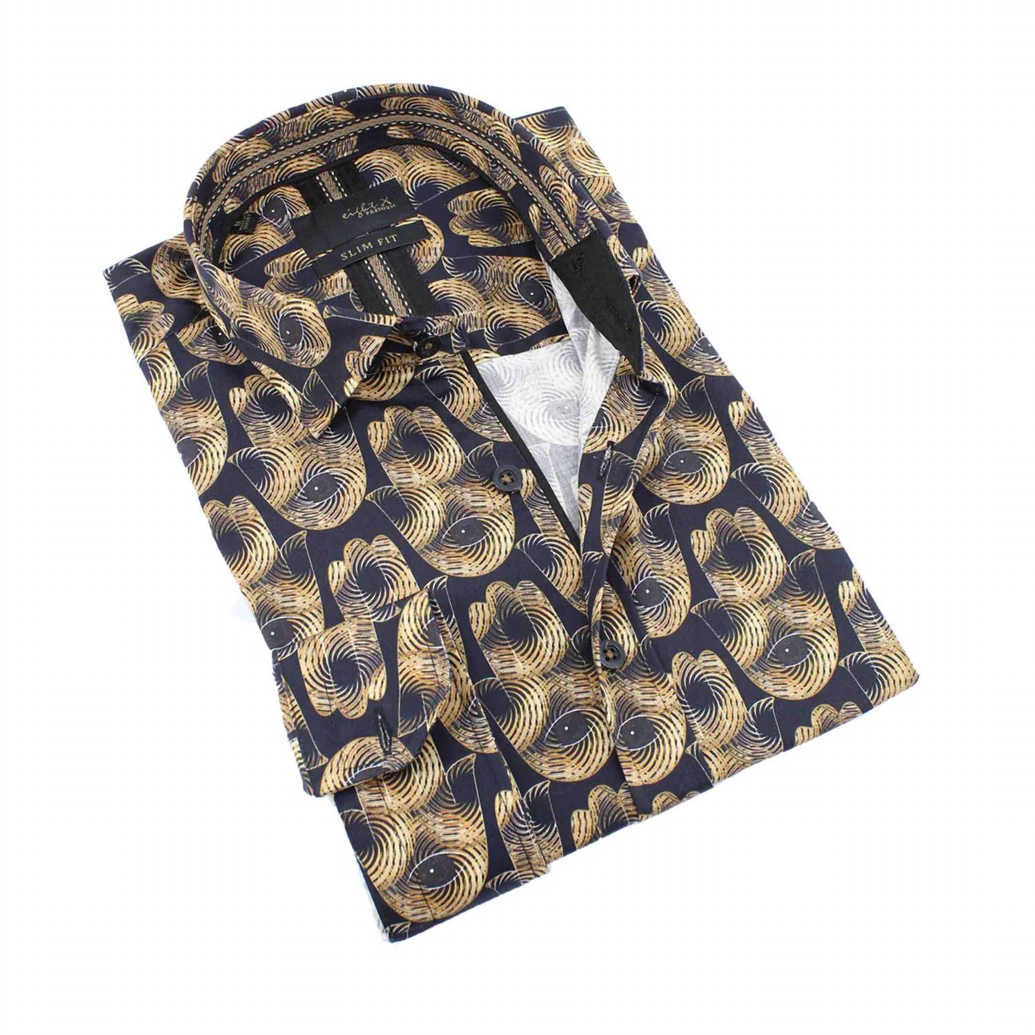 Eight X - Hamsa Print Button Down Shirt