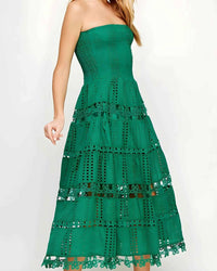 Strut & Bolt - Lena Eyelet Midi Dress