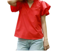 Maude Dani Shirt in chilli - women's blouse