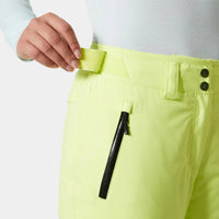 Helly Hansen Women's Insulated Legendary Pants in sunny lime - women's pants - alternate view