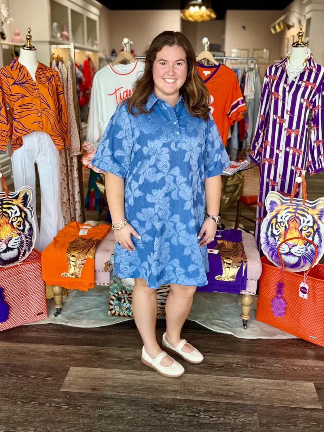 Joy Joy - Collar Swing Dress