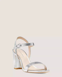 Stuart Weitzman - Women's Dancer 75 Block Ankle Strap Sandal