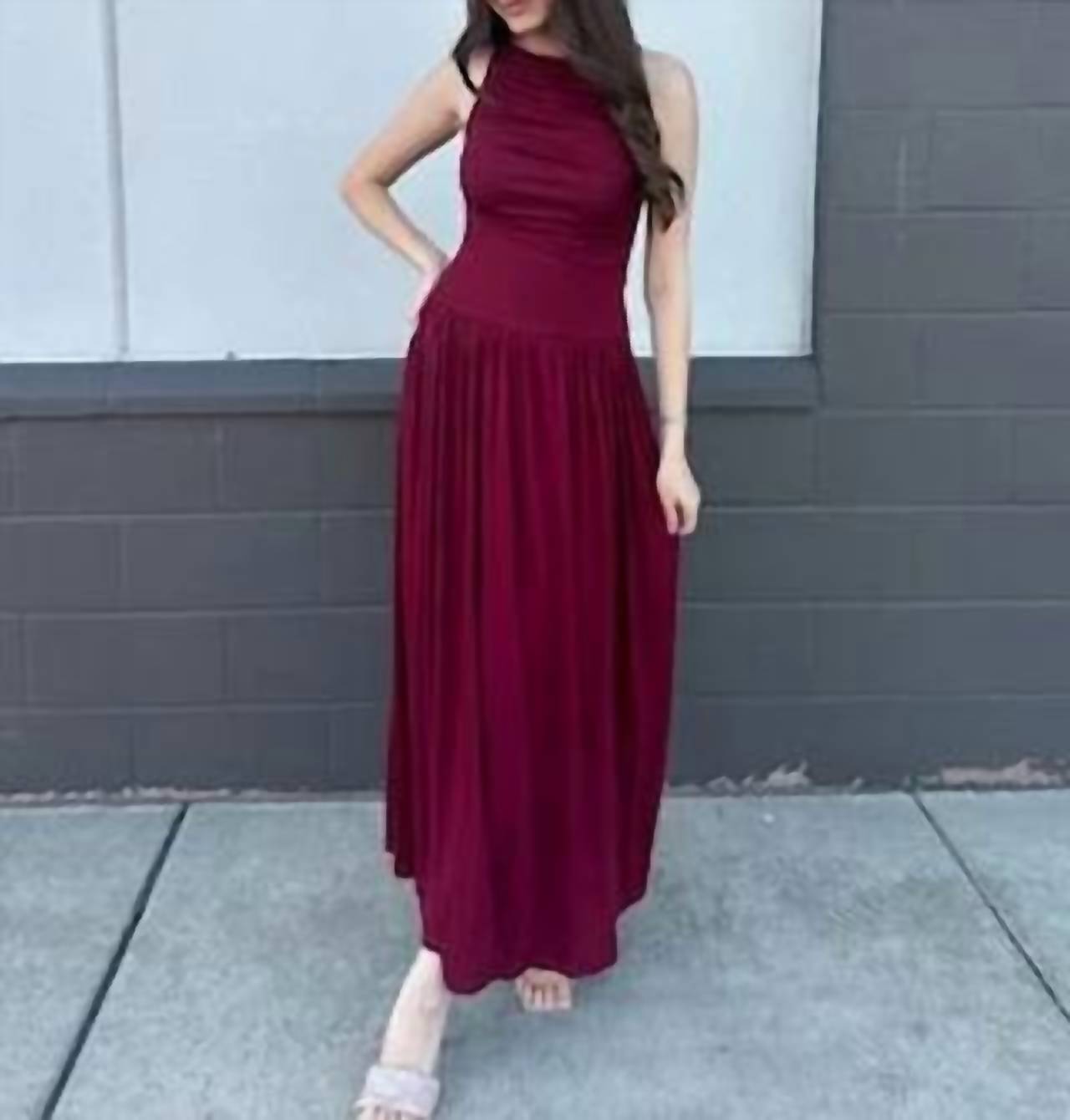 Olivaceous - Leni Maxi Dress