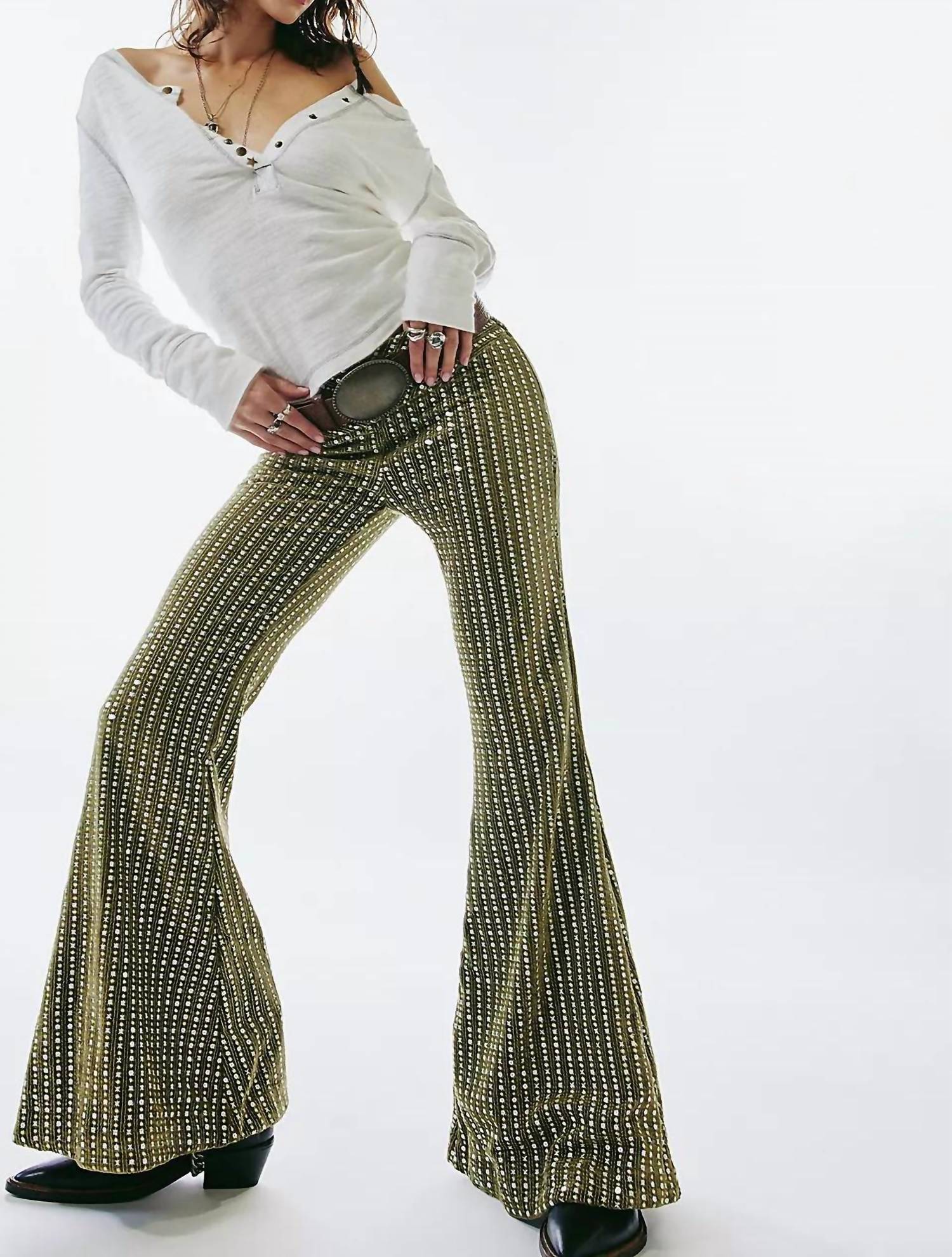 Free People - Start Me Up Flare Pants