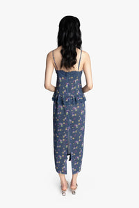 Anna Sui - Night Blooming Chiffon Slip Dress