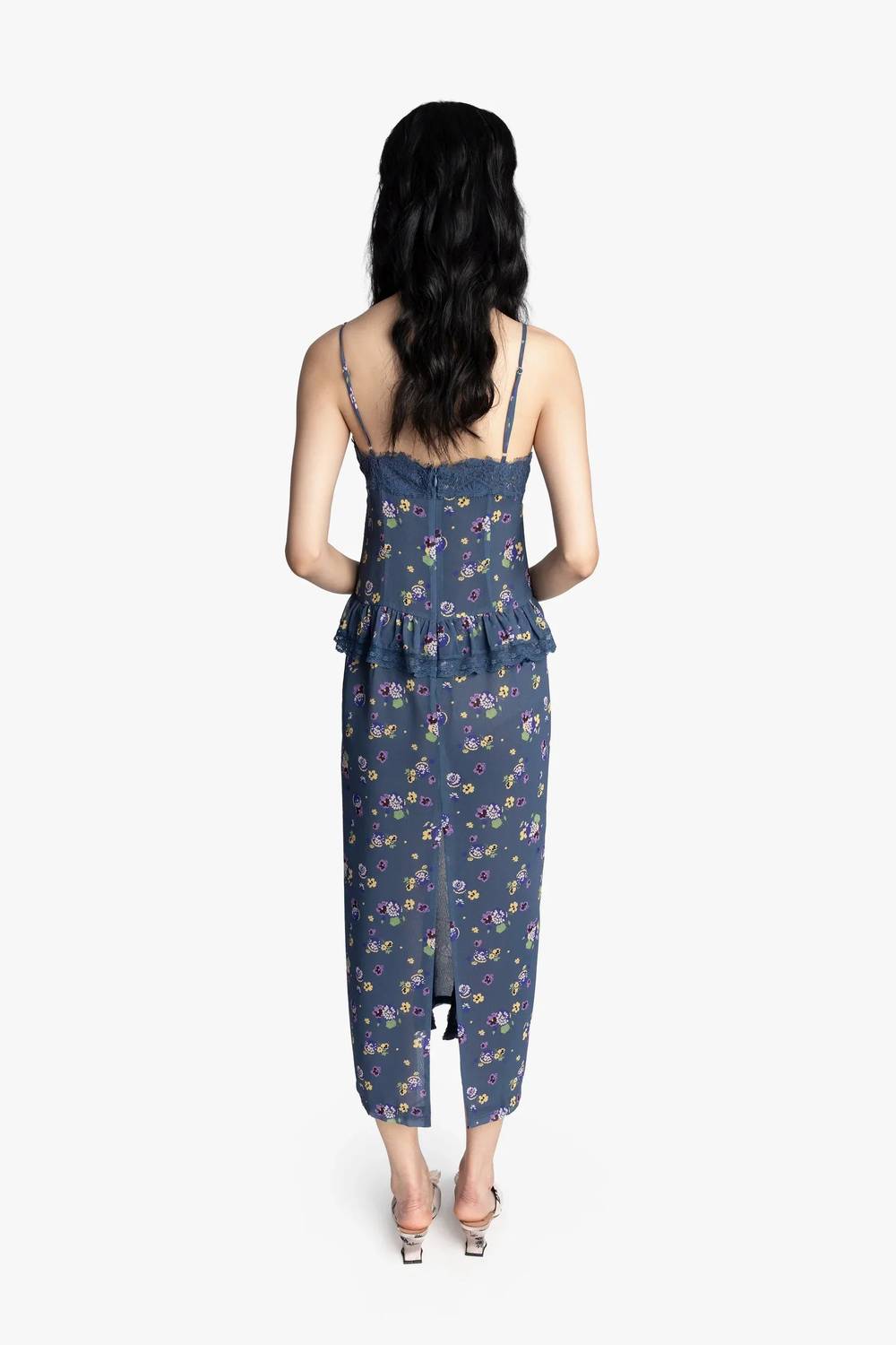 Anna Sui - Night Blooming Chiffon Slip Dress