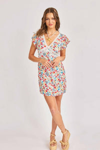Sadie & Sage - Cove V Neck Mini Dress