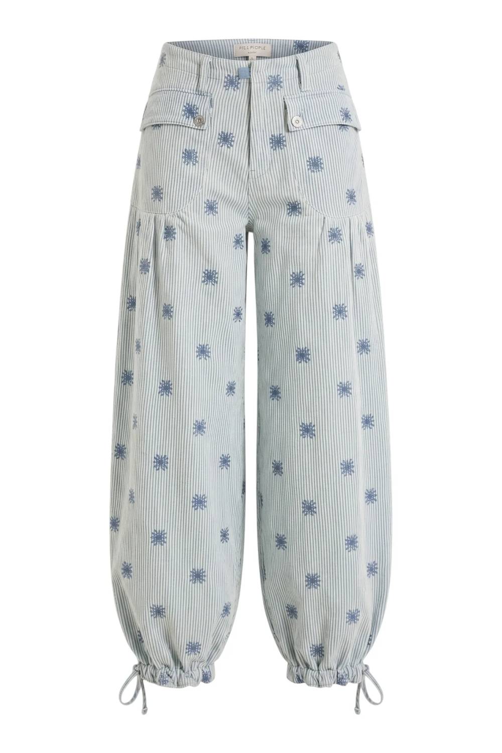 Free People - Lotus Embroidered Jeans