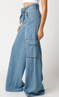 Olivaceous - Freya Denim Pants