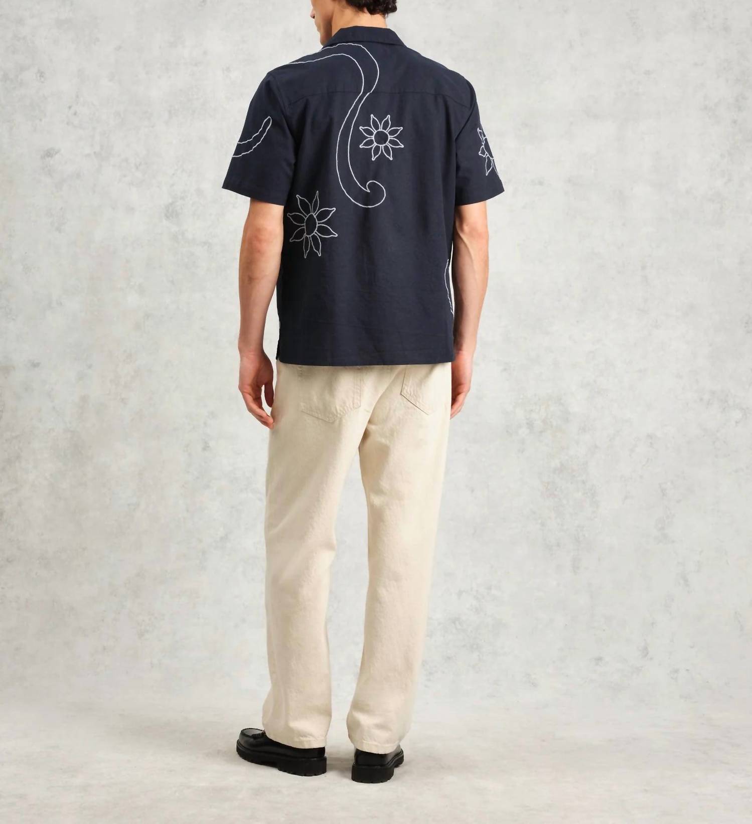 Wax London - Didcot Short Sleeve Shirt