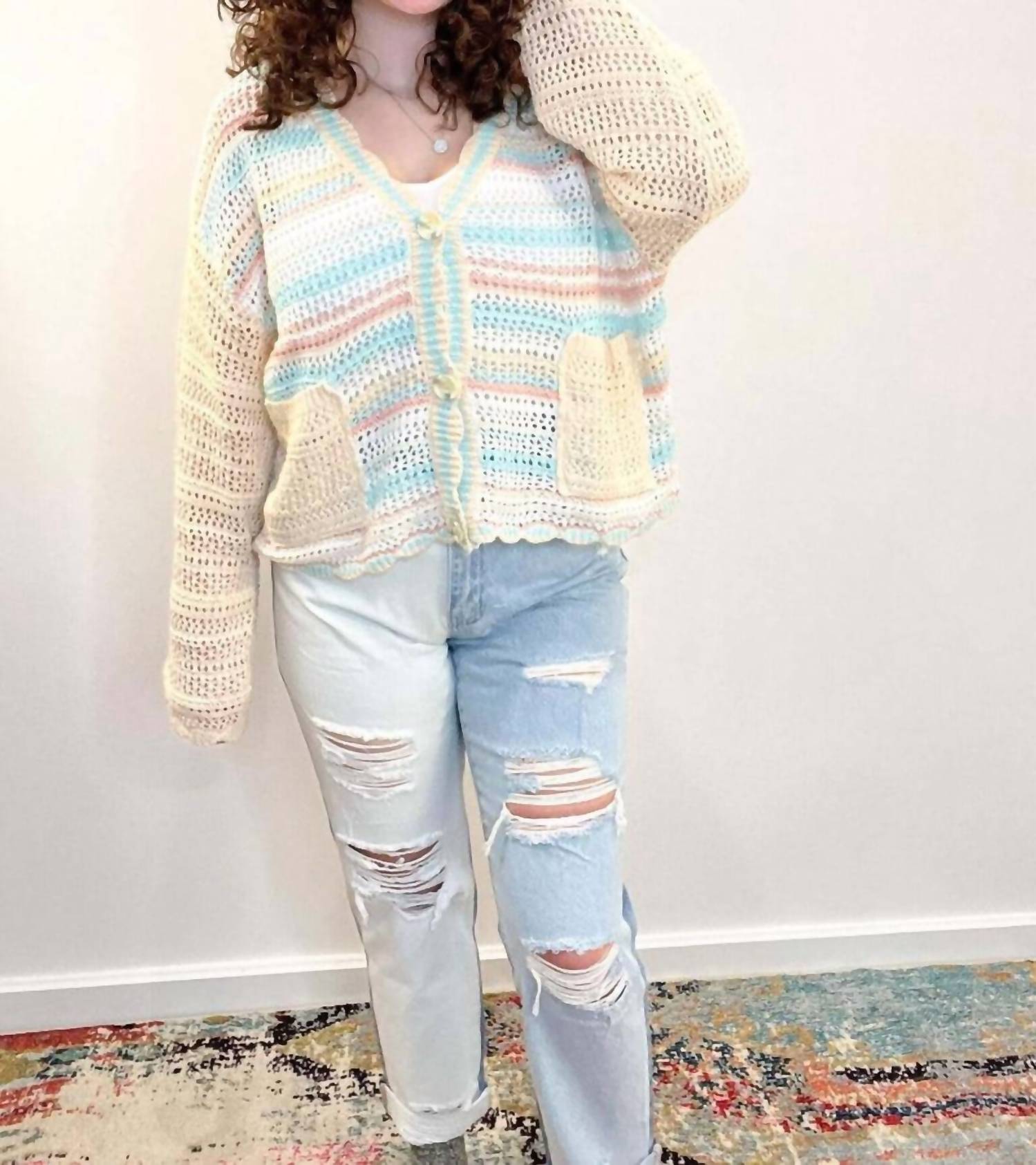 Mello - Tania Crochet Cardigan