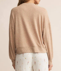 Z Supply - Champagne Long Sleeve Graphic Top