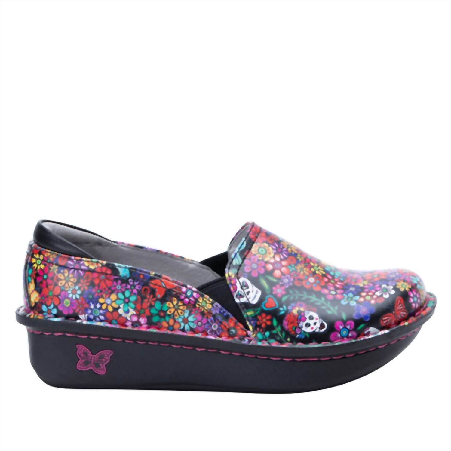 Alegria Women's Debra Professional Clog in ofrenda - women's shoe - detail view