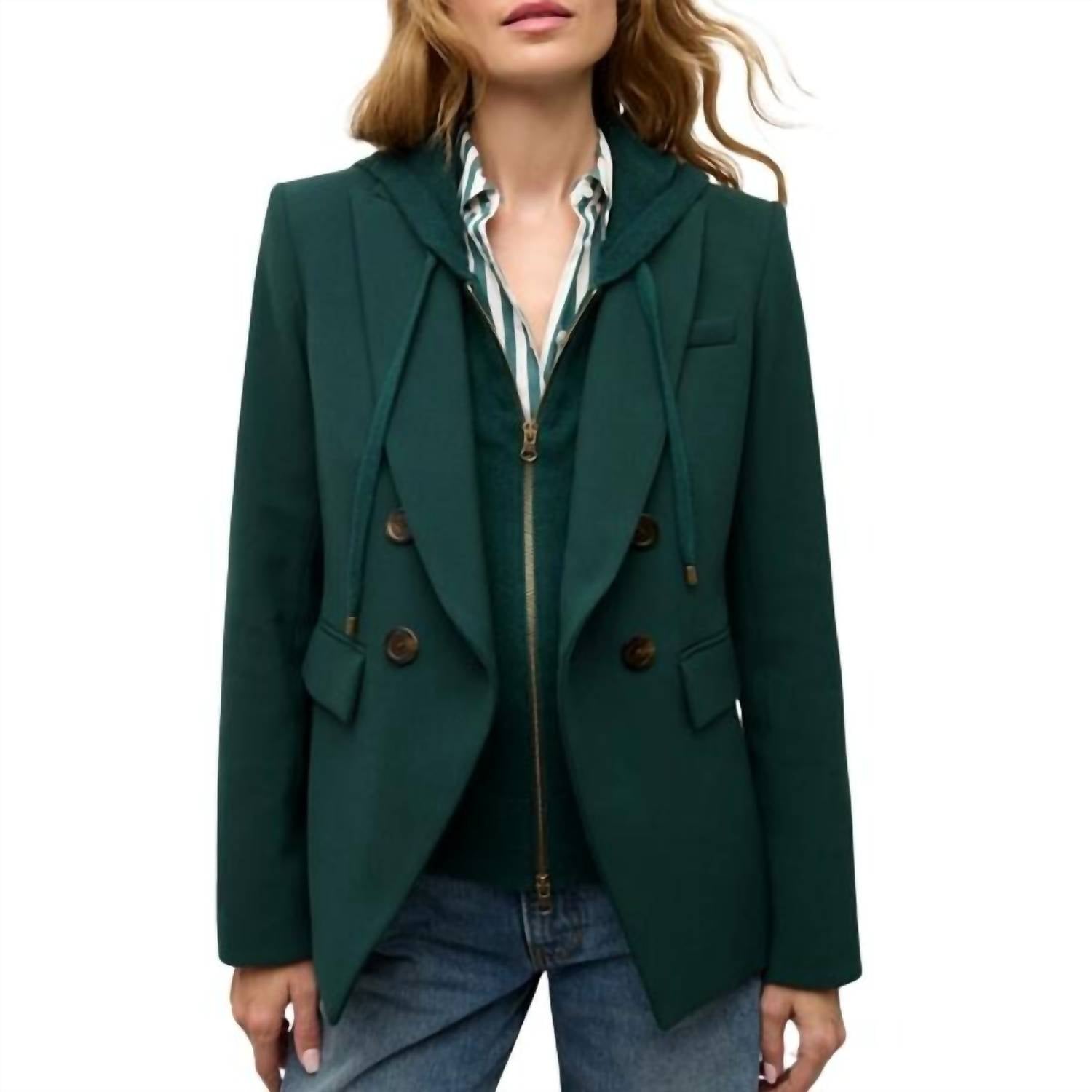 Veronica Beard - Women's Cashmere hoodie dickey