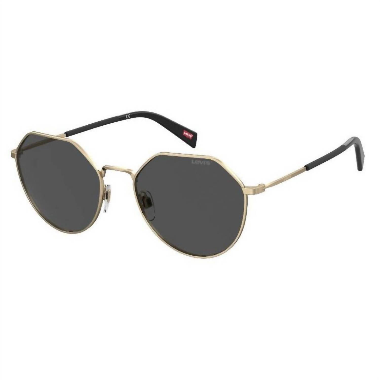 LEVI'S Unisex Geometric Sunglasses in grey - women's accessory