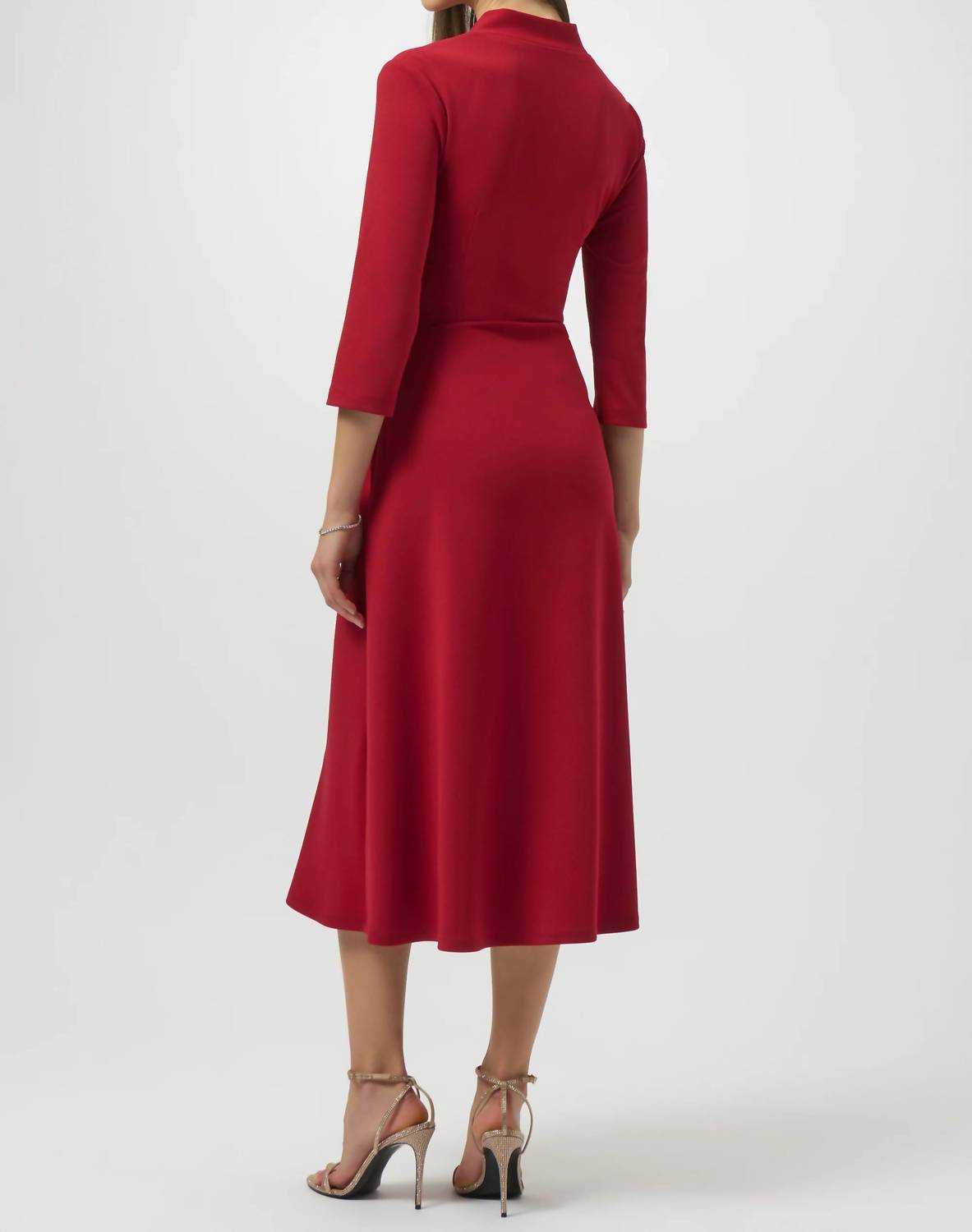 Joseph Ribkoff - Scuba Crepe Fit And Flare Midi Dress