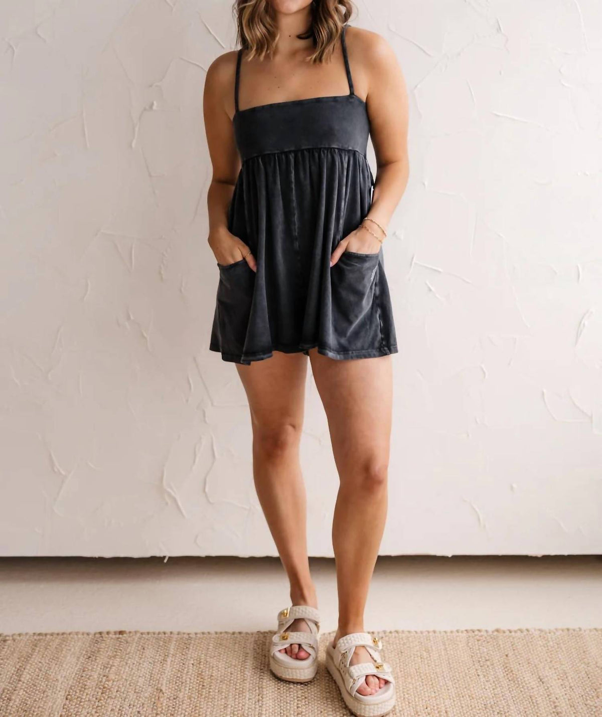 Free People - Hot Shot Strappy Romper
