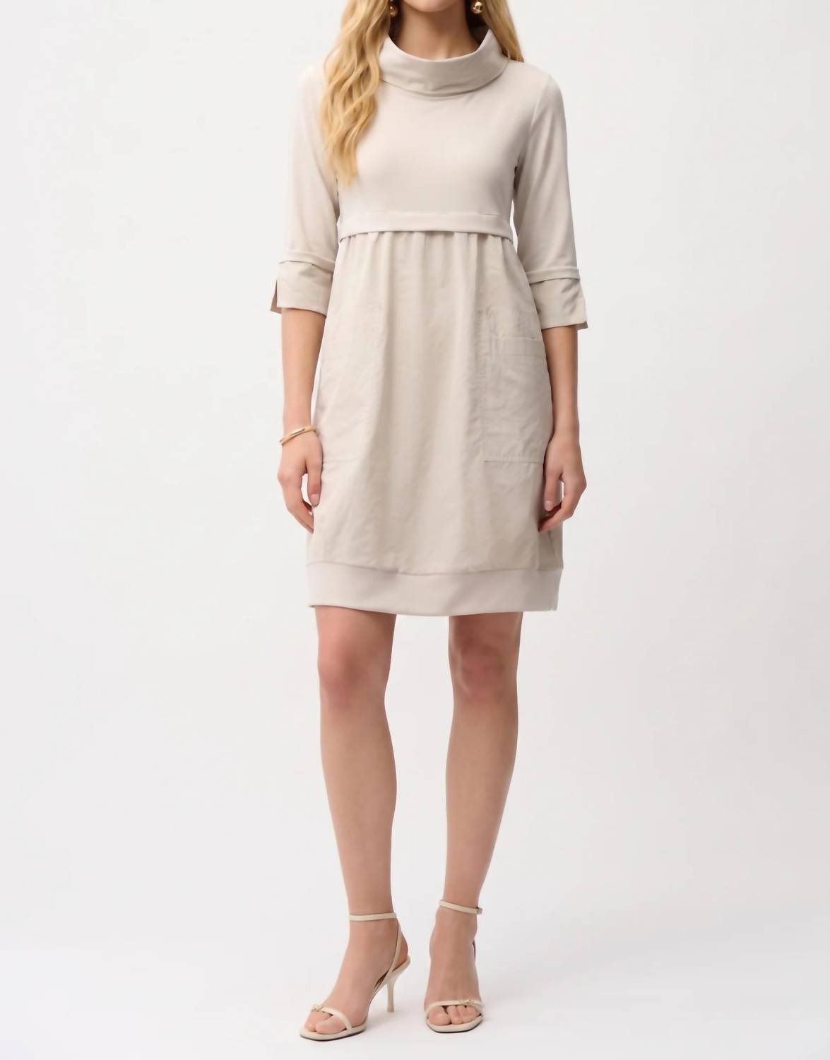Joseph Ribkoff - Cowl Neck Cocoon Dress