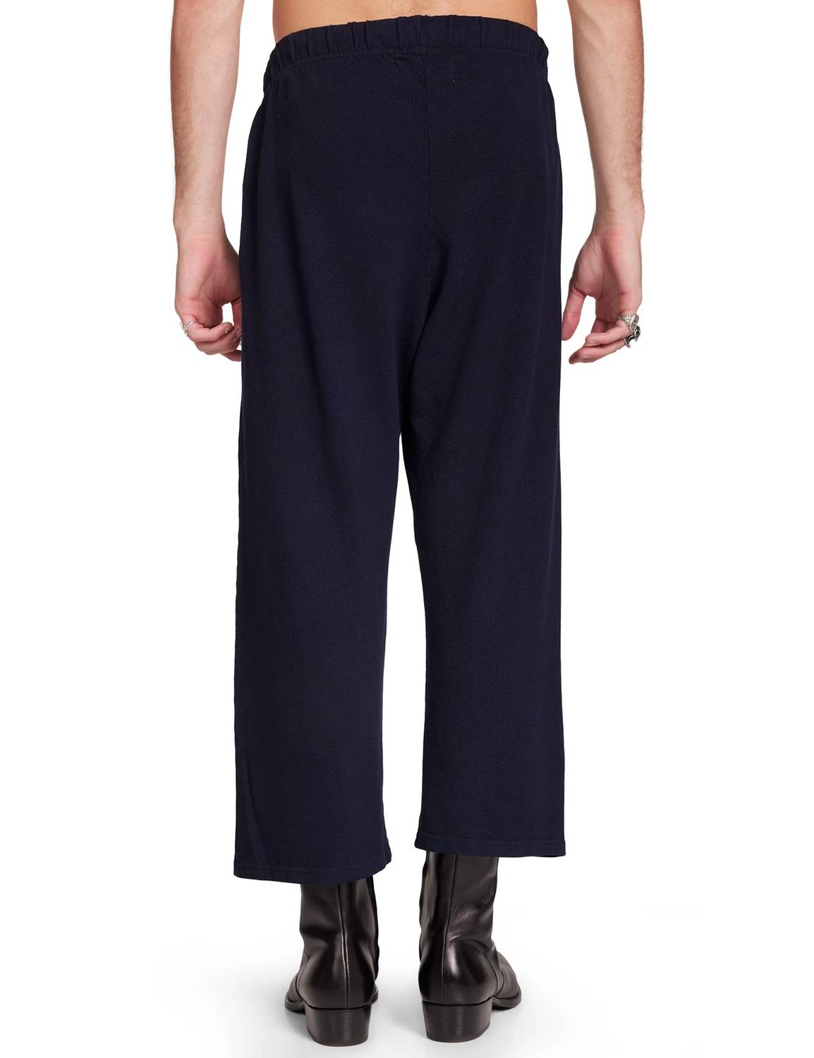 Les Tien - Pique Cropped Relaxed Pants