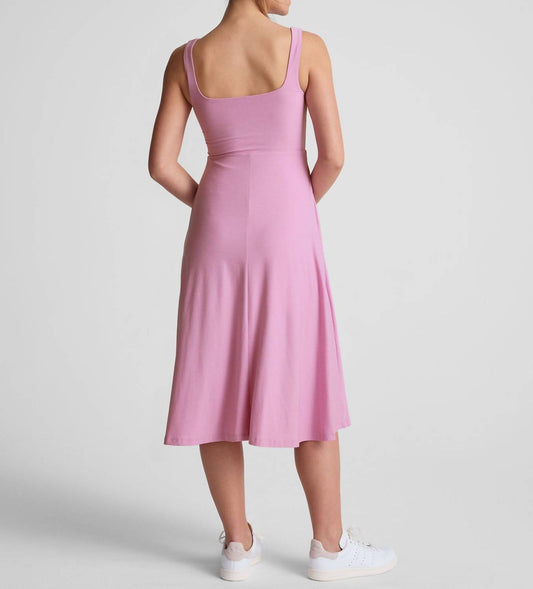 Beyond Yoga - Featherweight At The Ready Square Neck Midi Dress