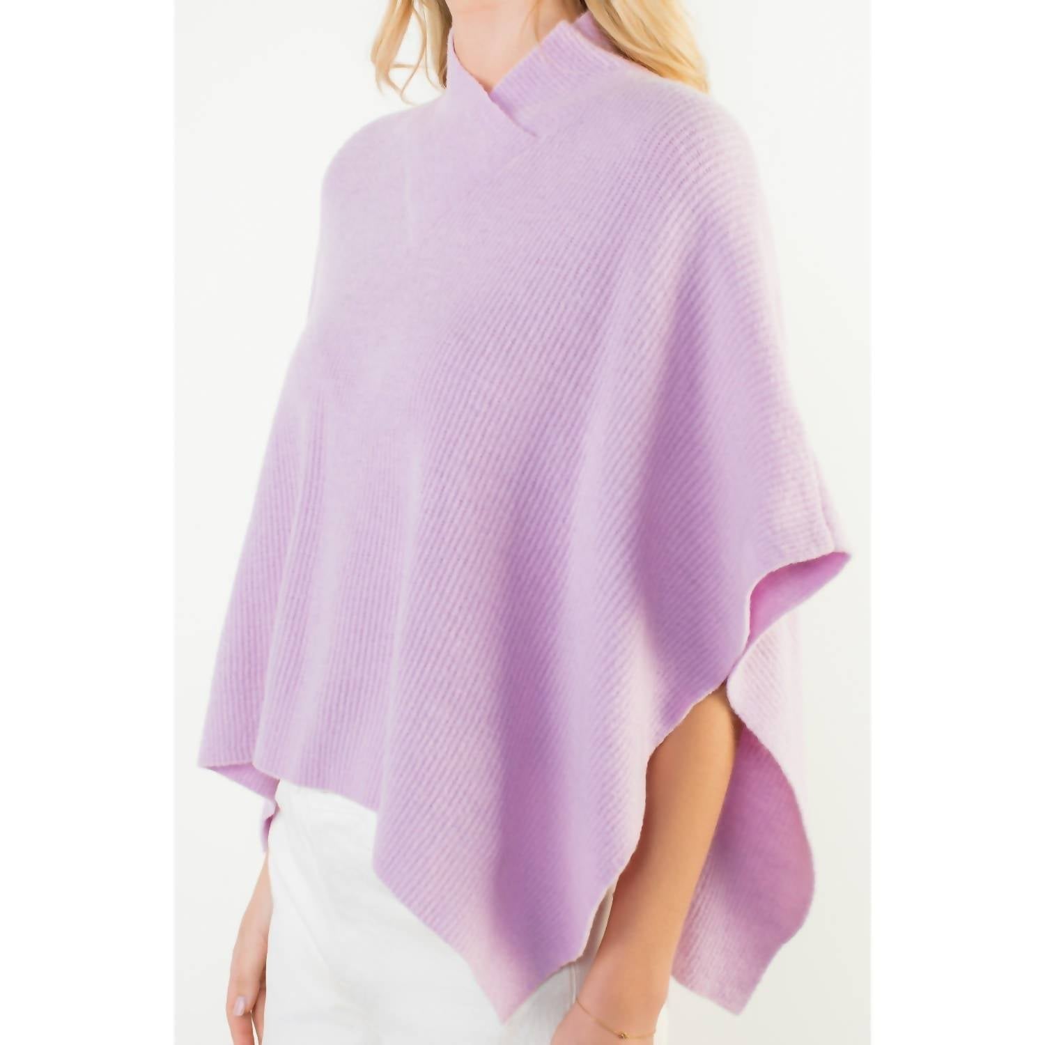 Thml - Ribbed Knit Poncho Top