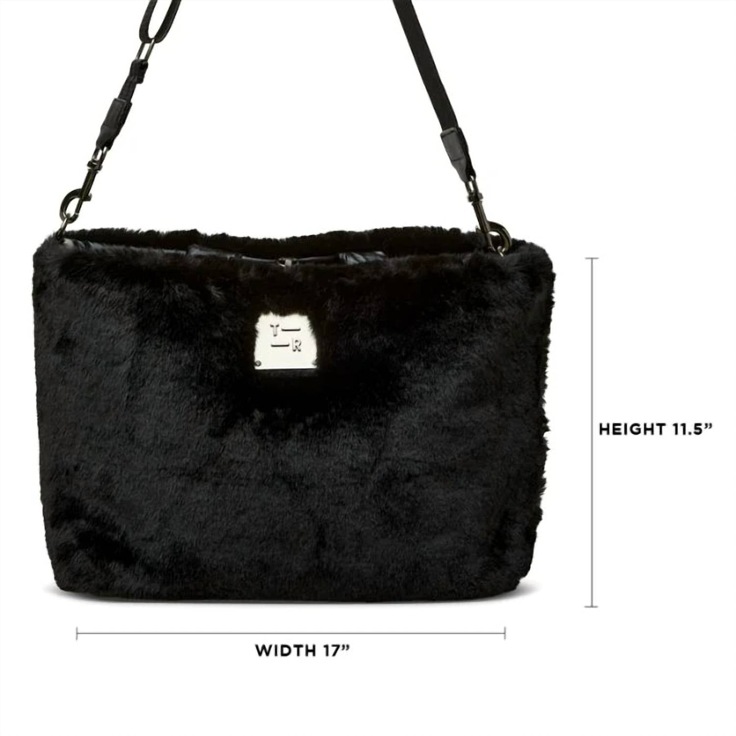 Think Royln - Women's Duplex Reversible Faux Fur Tote Bag