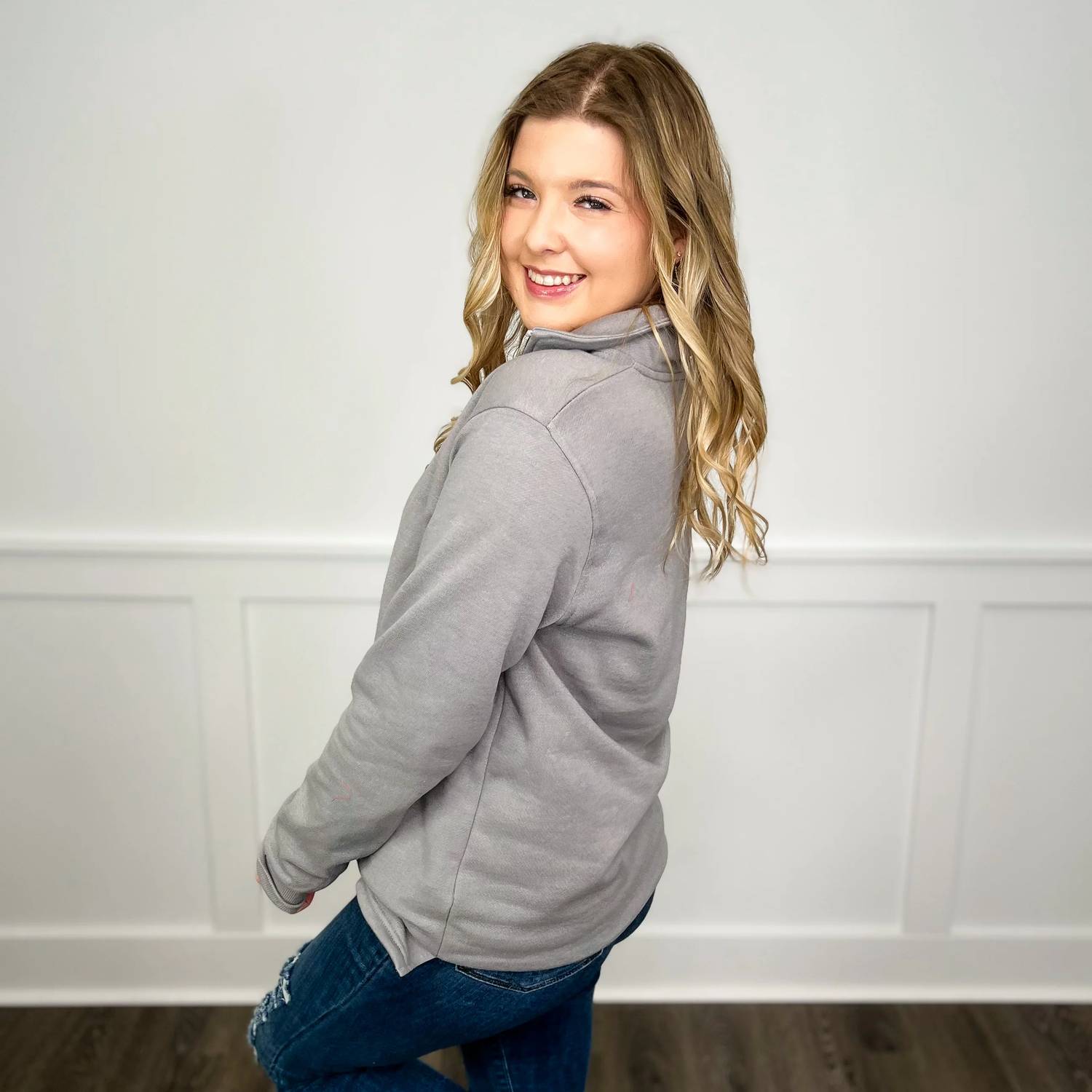 Jess Lea - Me Time Long Sleeve Quarter Zip Weekender Top