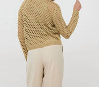 Esqualo - Cira Button Lurex Cardigan