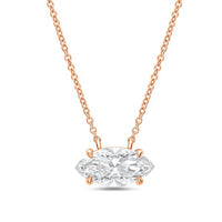 Diana M Jewels - Women's Marquise Lab-Grown Diamond Pendant Necklace (15.00 Ct) - Grand