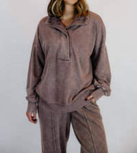 Rae Mode - Avia Mineral Washed Pullover & Barrel Pant Set