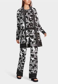 Marc Cain - Animal Intense Cardigan With Elephant Motif