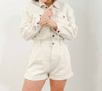 Saltwater Luxe - Denim Short Coverall
