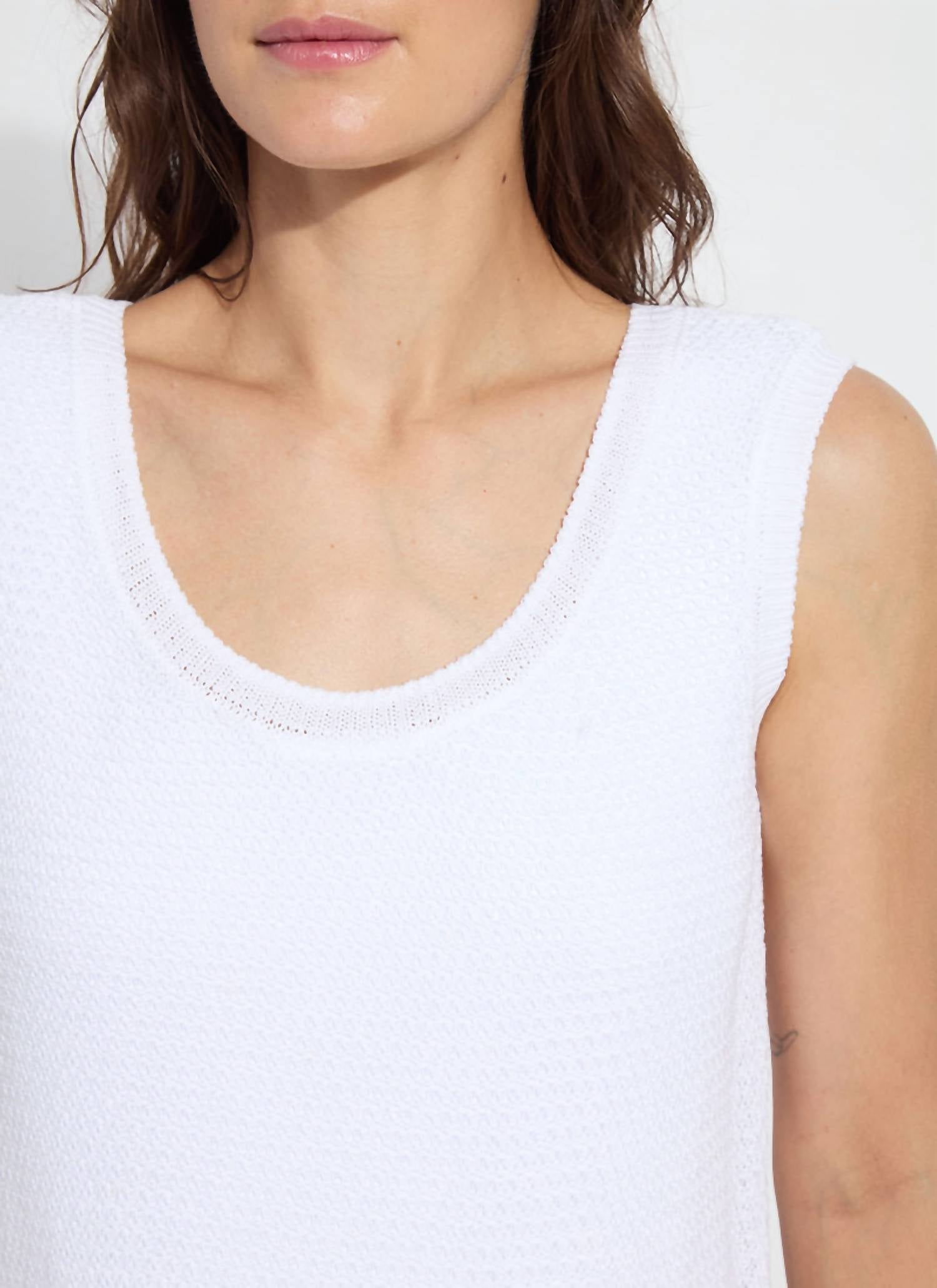 Lysse - Women's Fiona Open Knit Sweater Tank Top