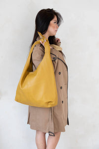 Risa - Women's Knot Suede Tote