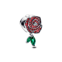 Pandora - Women's Sparkling Rose In Bloom Charm