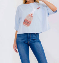 Peach Love - Bridesmaid T-shirt With Beads