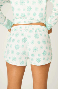 Pj Salvage - Snowflake Wishes Pointelle Shorts